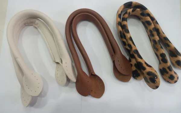 77.9696 faux leather handles, pair, 35 cm