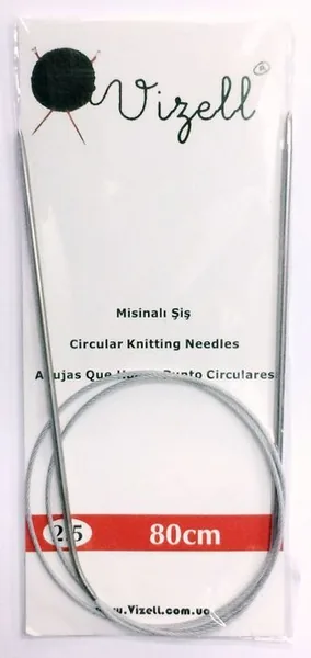 Vizell – Circular needles on silicone cable – 80 cm